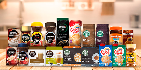 marcas y productos de café